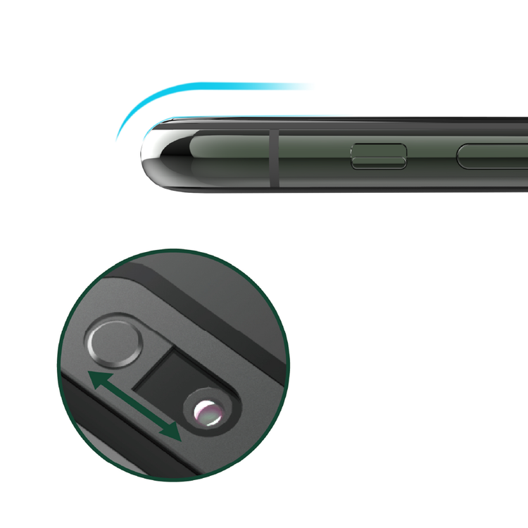 Green Lion 3D Security Pro HD Glass Screen Protector for iPhone 11 Pro (5.8") Anti-Scratch, Shock & Impact Protection, Anti-Peeping Full Glass