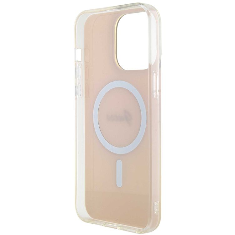 Guess IML Magsafe Case  - Pink - iPhone 15 Pro