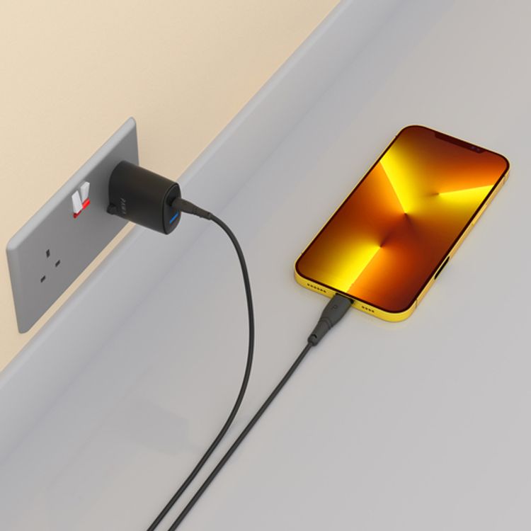 Pawa PVC 20W Data & Quick Charging USB-C to Lightning Cable 1.2m/4ft - White