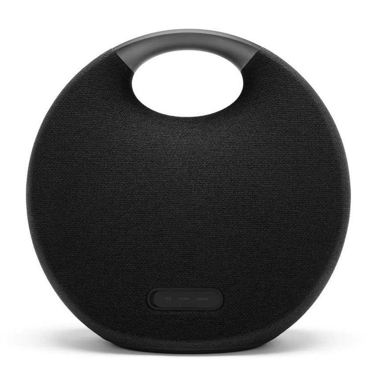 Harman Kardon Onyx Studio 6 Portable Wireless Bluetooth Speaker with Aluminum Handle, 8-Hours Playtime, IPX7 Waterproof, Wireless Dual Sound  - Black