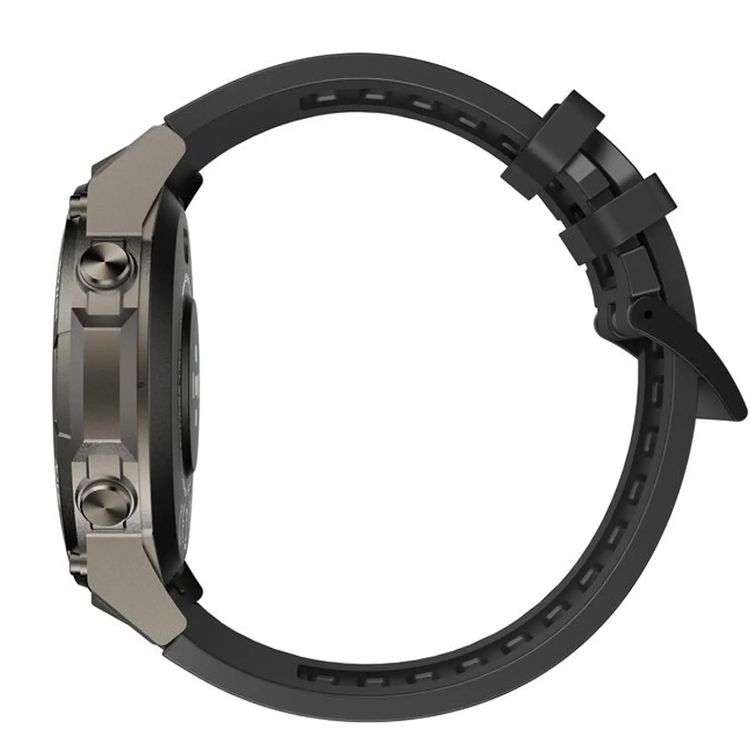 HiFuture FutureGo Mix 2 Smart Watch with Always-On Display, Bluetooth Version 5.3, Up to 12 Days Battery Life, 1.43" AMOLED Display, Fourth Gen Sensor, Responsive Touch Interface, Metallic Frame, Quick Pairing - Black