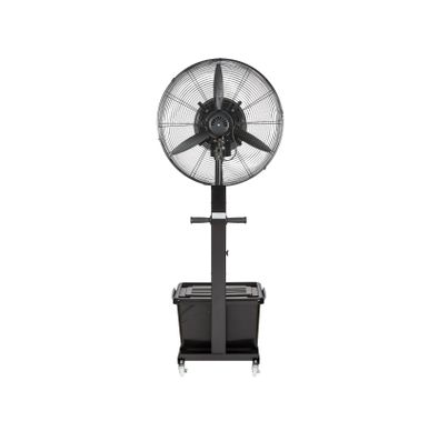 Powerology Industrial Fan Mist Spray & Humidifier, BLDC Motor, 45L Water Tank Capacity - Black
