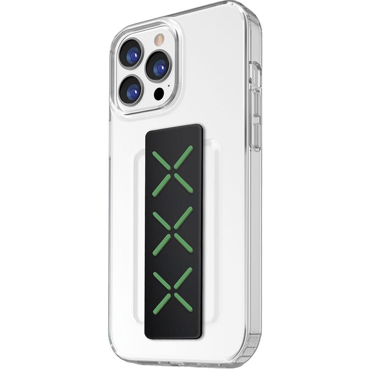 Viva Madrid Loope TPU/PC Clear Case for iPhone 13 Pro Max (6.7")  with Extra Silicone Grip - Forest