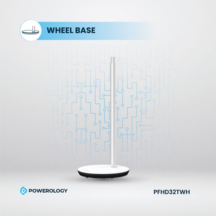 Powerology 32" Android Smart Screen, 1920x1080 Pixels, 65W, Android 10, 4GB Ram - White