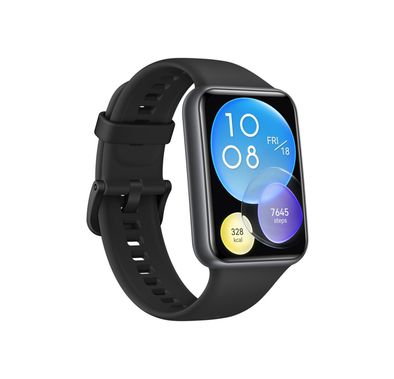 Huawei Watch Fit 2 Active Edition, 1.74" AMOLED Display, up to 10 Days Battery Life, Bluetooth 5.2, Magnetic Charging, 9-Axis IMU Sensor, Optical Heart Rate Sensor, 5 ATM Water-Resistant, Android & iOS - Midnight Black