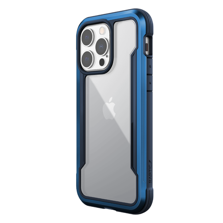 X-Doria Raptic Shield Pro Case with Sleek Design Compatible for iPhone 13 Pro Max (6.7") Durable Aluminum Frame, Easy Access to All Ports, 10ft Drop Tested, Shock Absorbing Protection Back Cover Suitable with Wireless Charging