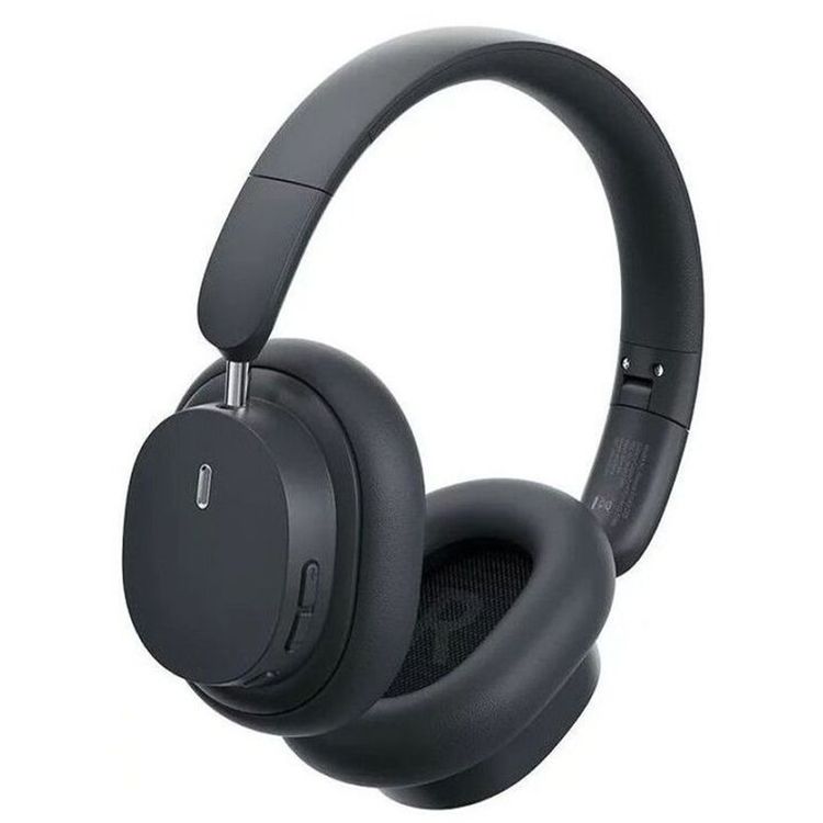 Baseus Bowie D05 Bluetooth Headphones with Spatial Audio, Hight Quality Phone Calls, Connecting to 2 Devices Simultaneously, 70 Hours Audio Playback - Gray