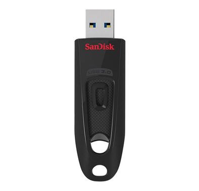 SanDisk 16GB Cruzer Ultra USB 3.0 Flash Drive up to 100 MB/s -Black