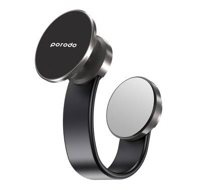 Porodo Magesafe N52 Magnetic Head and Suction Base Car Mo...