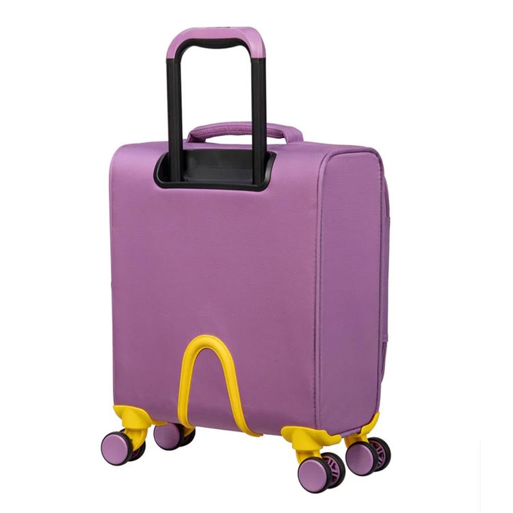 حقيبة أطفال حورية البحر ميرياد رف، سعة 25 لتر، قشرة ناعمة، 8 عجلات دوارة - لون بانسي فاتح