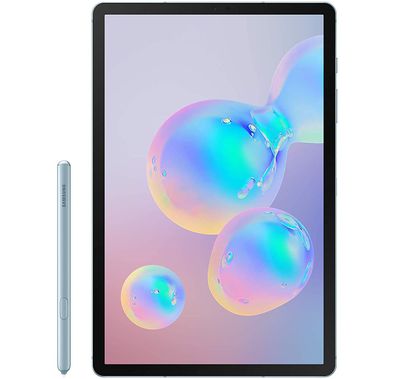 Samsung Galaxy Tab S6 with S Pen SM-T860 10.5" inch Display 6GB RAM / 128GB ROM, 7040 mAh Long-Lasting Battery, 15W Fast Charging, 8MP Front & 13MP Rear Camera, Tablet with Fingerprint Sensor  (Wi-Fi ) - Blue