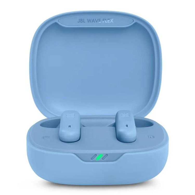 JBL Wave Flex True Wireless Noise Cancelling Earbuds, Hands-Free Calls with Voice Aware, Comfortable fit, JBL Deep Bass Sound, 32h Maximum play time - Blue