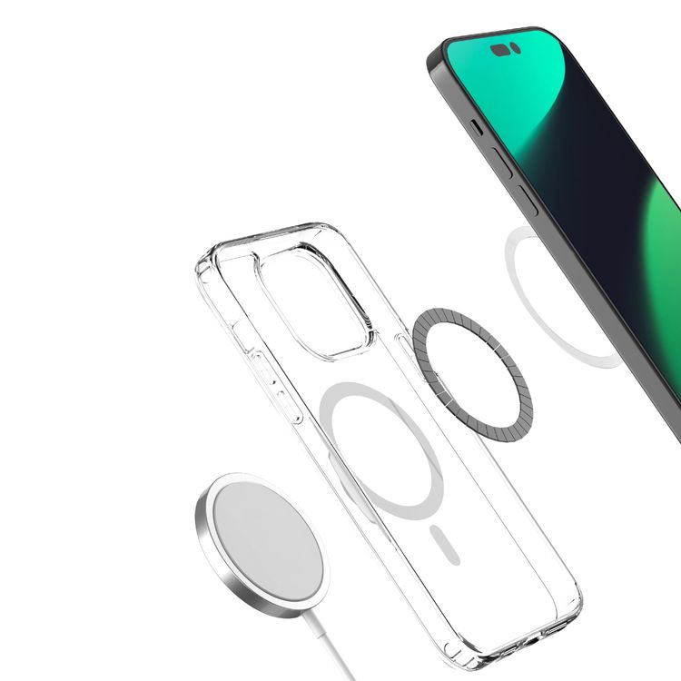 Devia Pure Clear Magnetic Shockproof Case iPhone 14 Pro Max - Clear