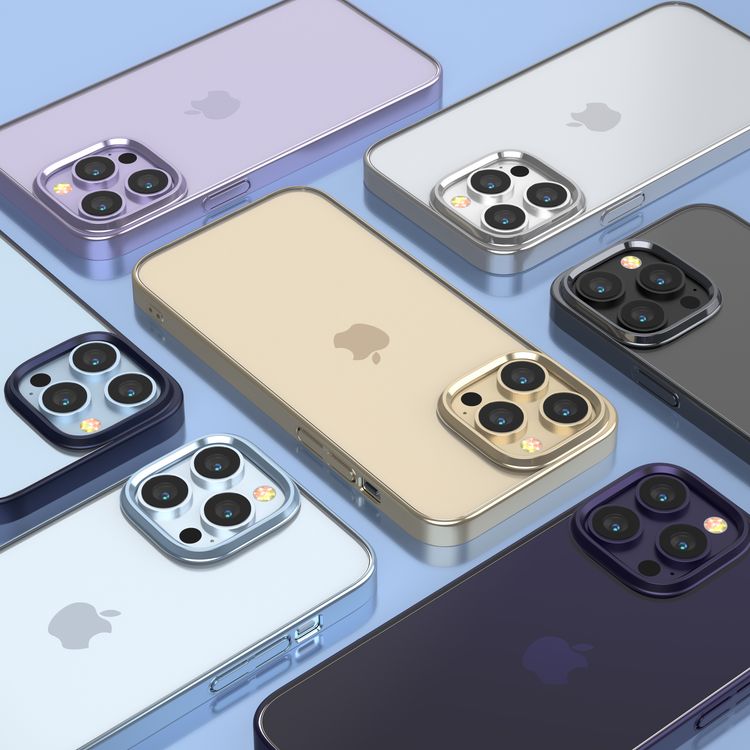 ديفيا - كفر حماية سلسلة جليمر (PC) لأيفون 14 برو - ذهبي