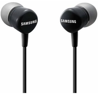 Samsung HS130 Stereo Headset with Microphone, In-Ear Wired Headphones with Built-in Control, 3.5mm Headphone Connector - Black
