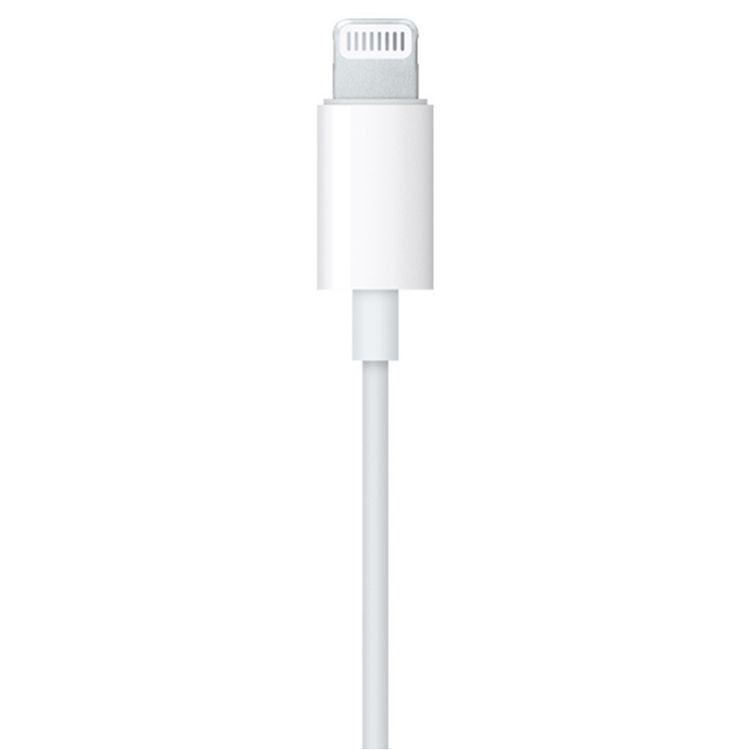 Apple EarPods with Lightning Connector, Omni-directional Microphone, Passive Noise Isolation, High-quality Audio and Balanced Bass, Ergonomically Designed to Fit in Ear, 10mm Dynamic Driver, 1.2m Cable Length - White