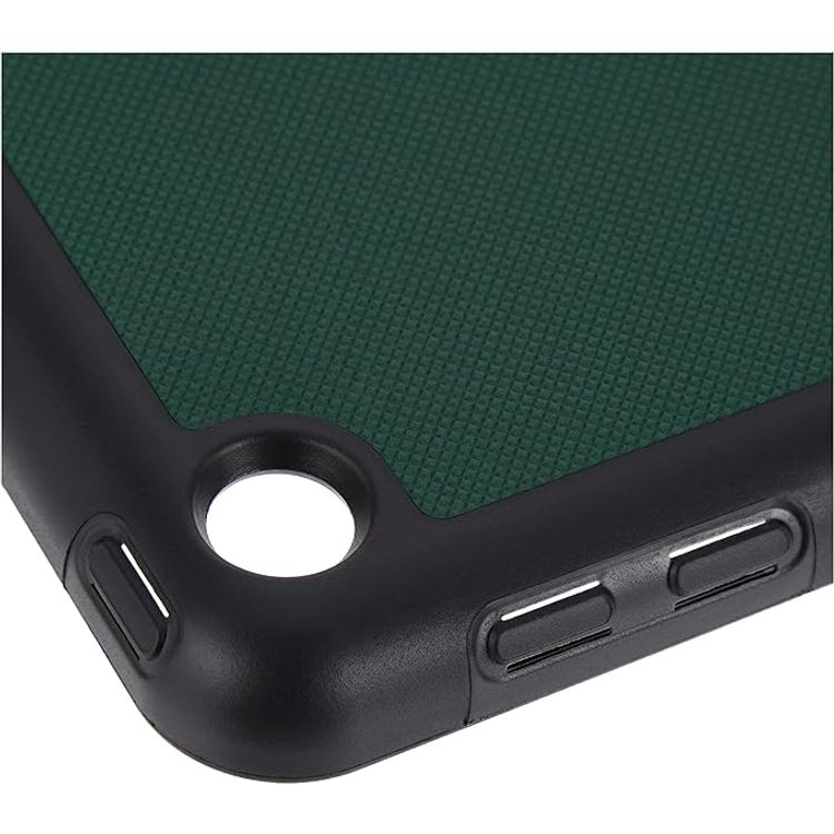 Green Lion Hogo Premium Case with Pencil Holder for iPad 10.2", Stable Trifold Stand, Full Body Drop Protection, Soft TPU Easy Install & Remove, Effective Shockproof - Green