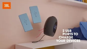 JBL Horizon 2 DAB Bluetooth Speaker With Alarm - Grey| UAE (HORIZON2-GY)