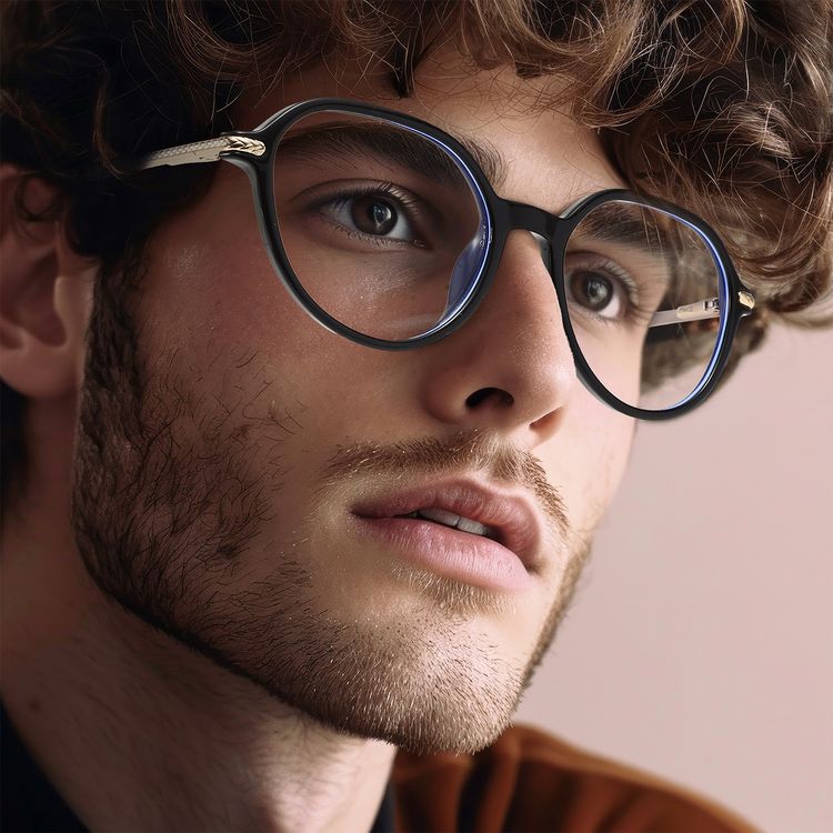 نظارات الحياة البرادو أوران المضادة للضوء الأزرق تقلل من إجهاد العين، عدسات مقاومة للخدش، تقلل من الإجهاد البصري، تصميم للجنسين، حماية من التعب الرقمي، وضوح بصري محسّن، إطار TR90 + مادة أذرع معدنية -