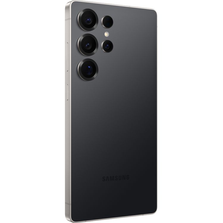 Samsung Galaxy S25 Ultra with 512GB Capacity, 6.8-inch Screen Size, Octa-Core CPU, 5G Network Technology, Rounded Design, 50MP Rear Camera, Middle East Version - Titanium Black
