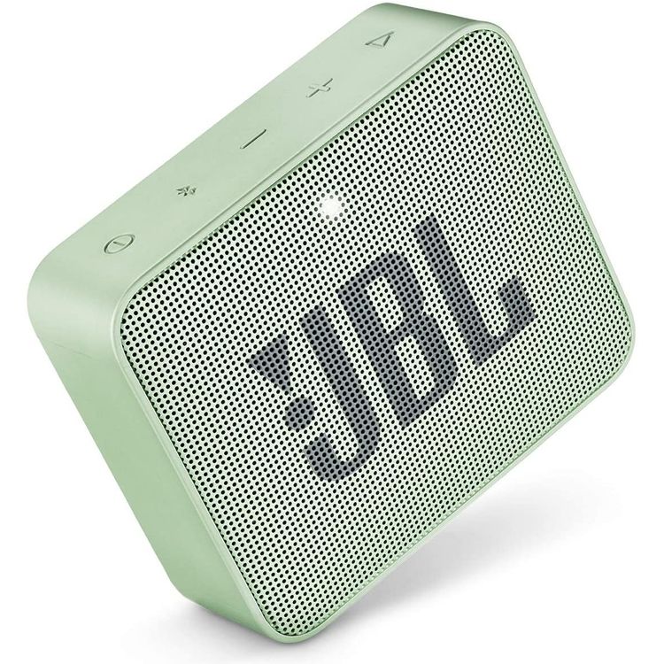 JBL GO 2 Portable Wireless Bluetooth Speaker, 5-hours Playtime, IP67 Waterproof Feature, Speaker Built-in Noise-Cancelling Speakerphone - Mint
