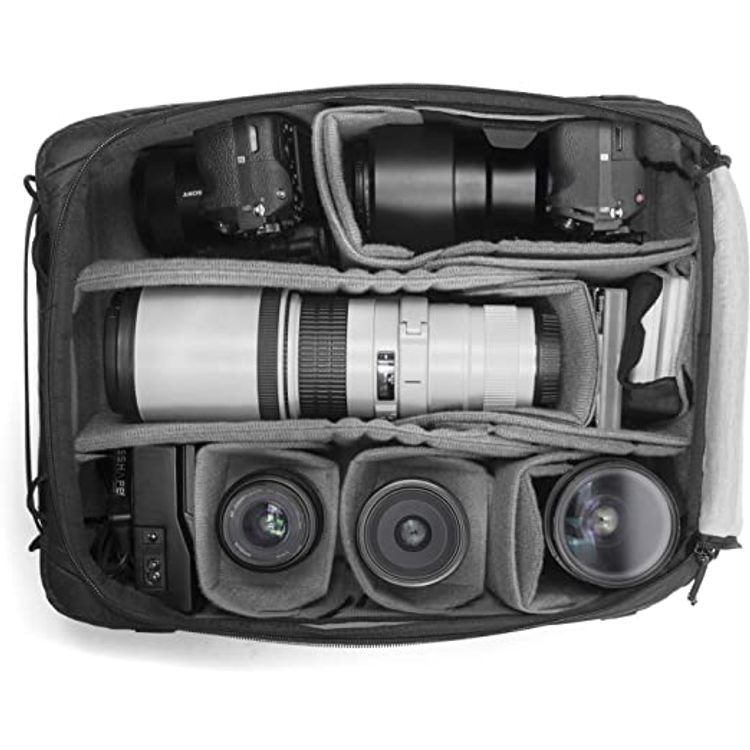 Peak Design Camera Cube, Travel Bag for DSLR cameras , Large - Black