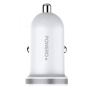 Powero+ 100W Max Power Thunder Car Charger - White