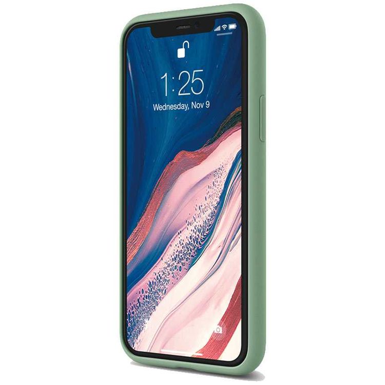 Elago Silicone Case for iPhone 11 Pro, Full Protection, Slim & Lightweight, Anti-Fingerprints, Dirt & Scratch Proof, Raised Lip for Camera & Screen Protection - Pastel Green