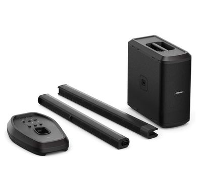 Bose L1 Pro32 Portable Line Array System with Sub1 Powered Bass Module, 180° Horizontal Coverage, Slim Design, Simple Setup, Intuitive & Direct Wireless Control - Black