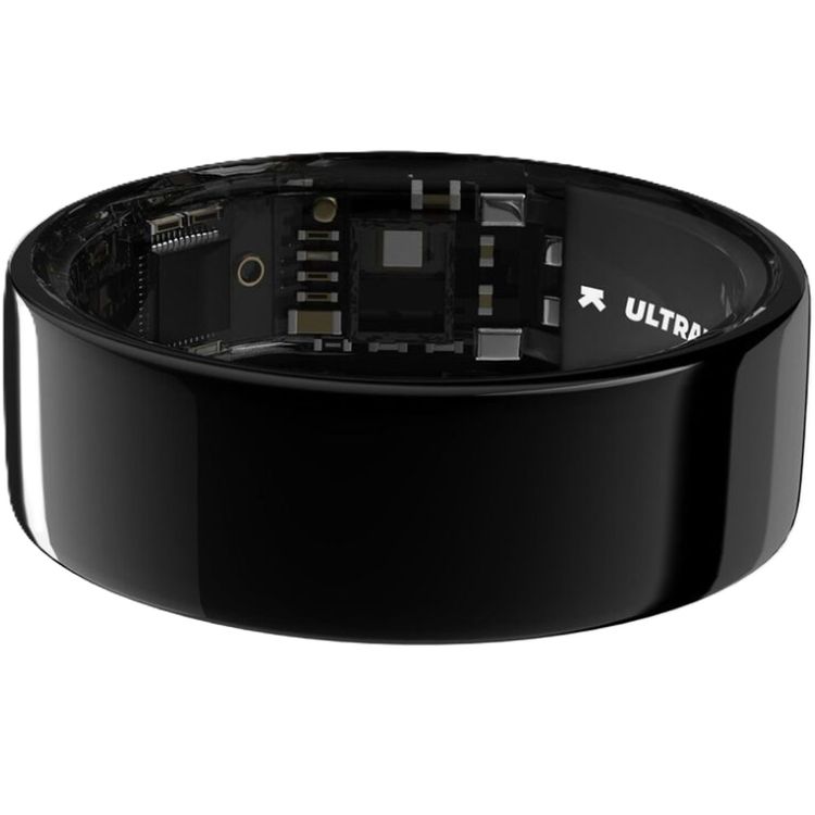 Ultrahuman Ring AIR Smart Ring Size 13, Battery Life 6 Days, 3h Charging Time, iOS & Android Compatible, 24mAh LiPo Battery, Bluetooth Low Energy - Aster Black
