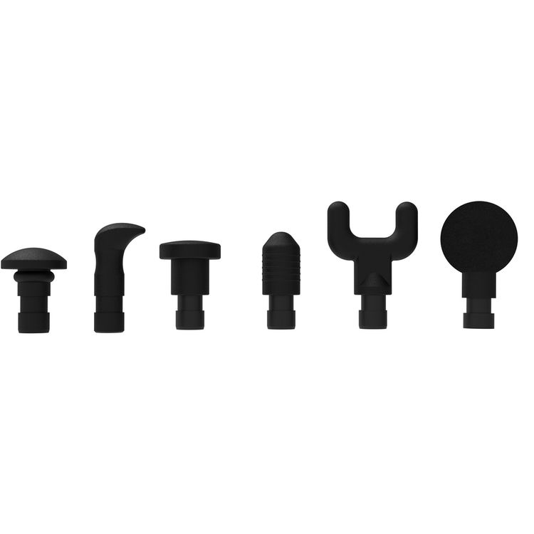 Devia 359668-BK General Fascia Gun Electric Massager Muscle Relaxer for Pain Relief { Brush Motor } 2000mah 25W - Black