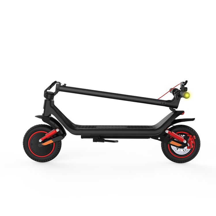 Porodo Lifestyle Drif Foldable Electric Scooter with Impact-Resistant Wheels, LED Display, 500W Max Motor Power, 30km/h Max Speed, 28km Max Distance, IPX5 Water Resistance Level, 120kg Max Load - Black
