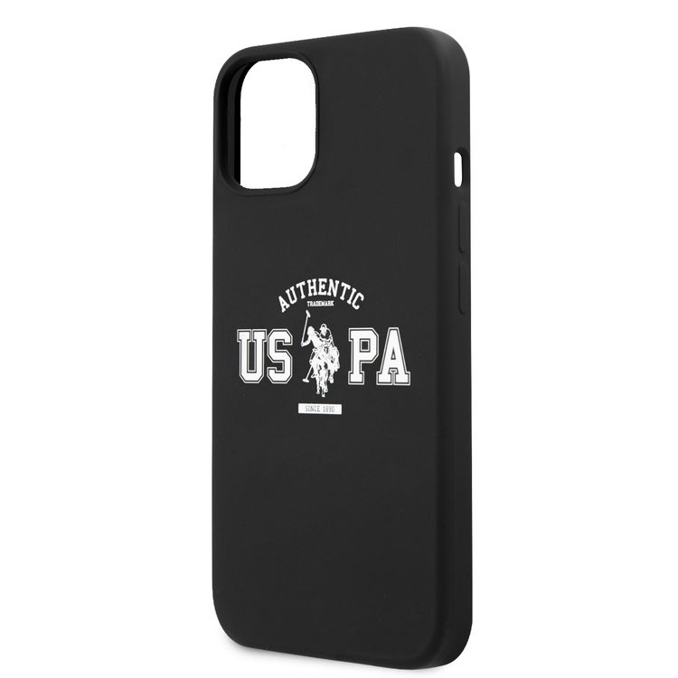CG MOBILE U.S. Polo Assn. Liquid Silicone Authentic Logo Compatible for iPhone 13 (6.1") Drop Resistant, Easy Access to All Ports, Anti-Scratch, & Shock Absorption Protective