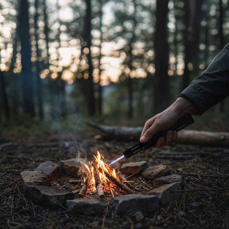 Green Lion Storm Windproof Lighter X with 6g Fuel Tank Capacity, Adjustable Flame Size, Flame Lock Switch, Torch Support Bracket, Fuel Level Indicator, Aluminum Case, Wind-Resistant Flame, Refillable Butane Tank, Anti-Leak Valve, One-Slide Ignition, Multipurpose Lighter - Black