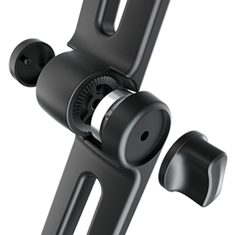 Porodo 360° Full Rotate Multi-Joint Universal Mount 4" - 12" Supported Devices, Stand Mount with Premium Aluminum Shell, Adjustable Mobile Phone & Tablet Holder - Gray