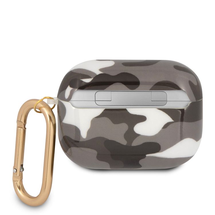  سي جي موبايل من غيس جراب تمويه لامع من مادة البولي يوريثان الحراري مع حلقة مضادة للفقد متوافقة مع ايربودز ، غطاء مقاوم للخدش والسقوط ، جراب واقٍ من السيليكون مقاوم للغبار متوافق مع ايربودز برو مرخص رسميًا