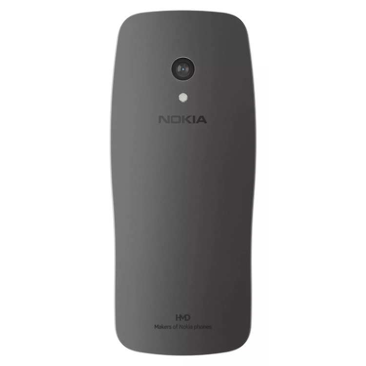 Nokia 3210 4G TRA Version (2024), All-New Classic Keypad Phone with Dual SIM - Grunge Black