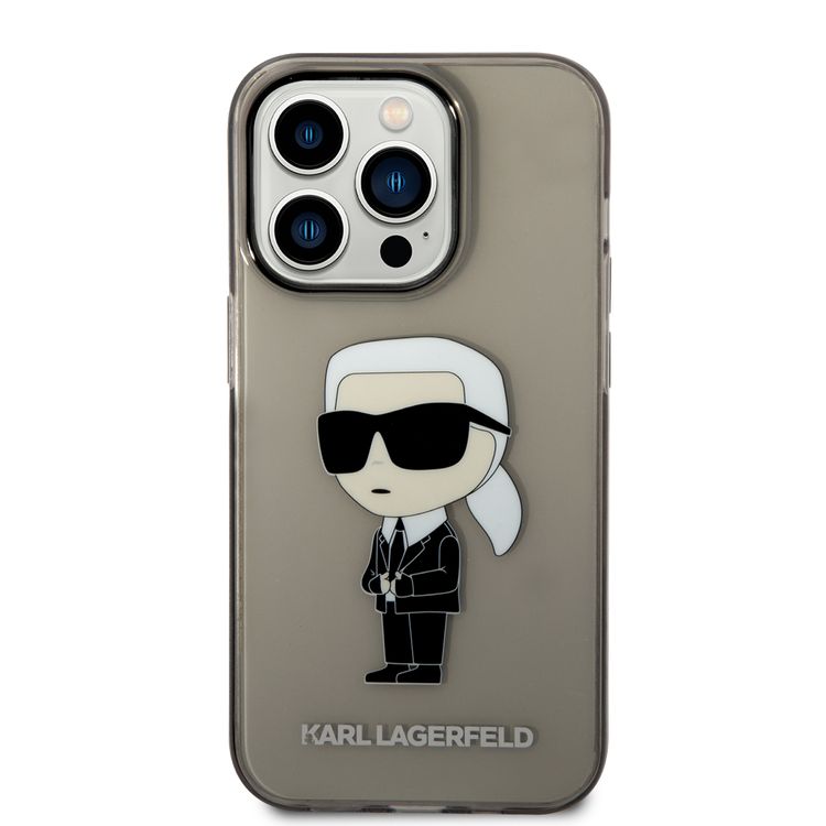 Karl Lagerfeld Hard Case IML NFT Ikonik iPhone 14 Pro Max - Black