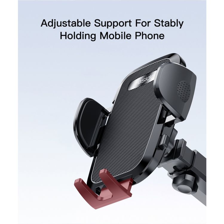 YESIDO C139 Cell Phone Automobile Cradles Adjustable Car Cell Phone Mount Base Broadcasting Phone Stand, Automatic Clip Suction Cup Car Holder