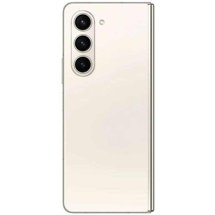 Samsung Galaxy Z Fold5 Smartphone with 512GB Capacity, 7.6-inch Screen Size, Octa-Core CPU, 5G Network Technology, Foldable Design, 50MP Rear Camera, Dual + eSIM - Cream