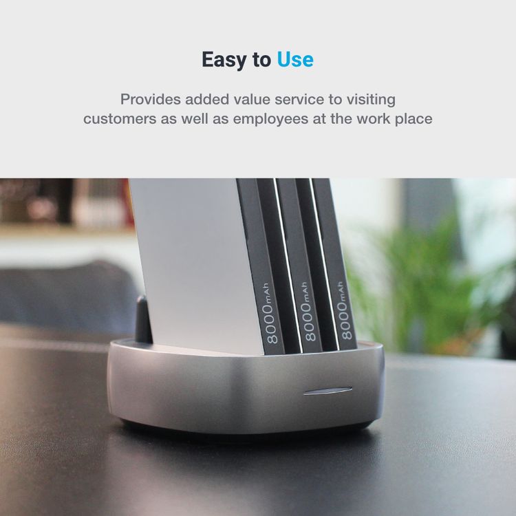 باورولوجي محطة باور بانك 8 في 1 بسعة 8000 ملي امبير في الساعة مع كابل مدمج وبنك طاقة محمول ومحطة شحن سريعة ومتوافقة مع اجهزة ايفون ، اجهزة اندرويد ، منافذ شحن من النوع سي - اسود