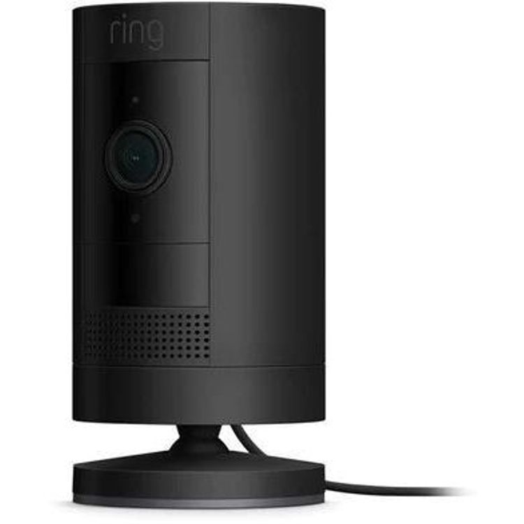 Ring Indoor/Outdoor Camera Plug-In + Pan-Tilt Mount For Stick Up Camera | Black