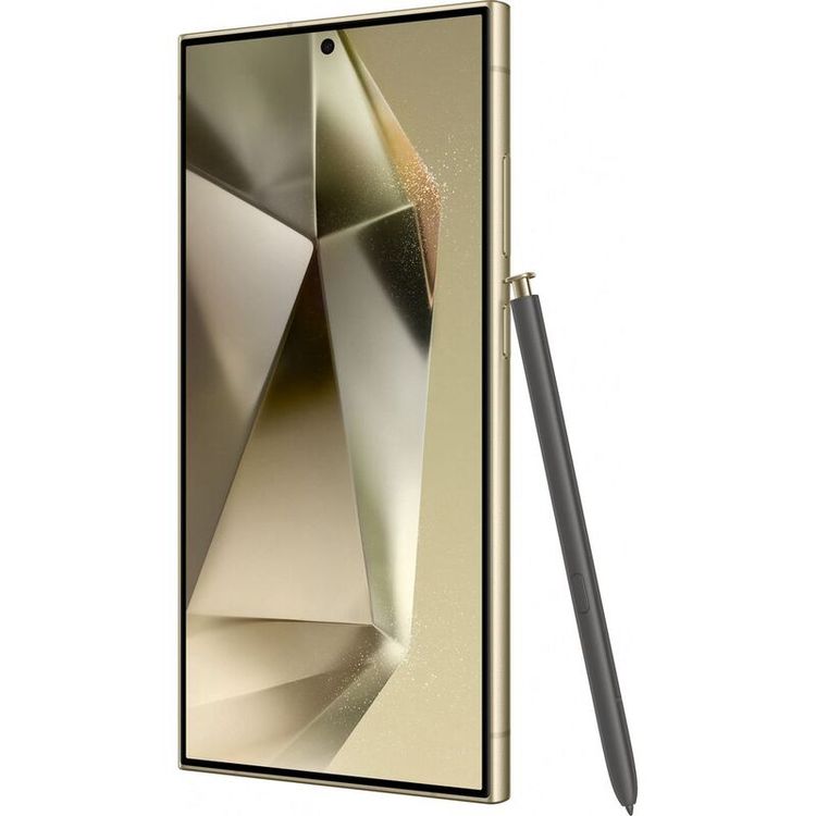 Samsung Galaxy S24 Ultra Smartphone with 5G Network Technology, Built-in S Pen, 6.8" Dynamic AMOLED 2x Display, 12GB RAM, 512GB Capacity, 200MP Camera Resolution, Octa-Core Processor, Dual eSim, Long-lasting Battery - Titanium Yellow