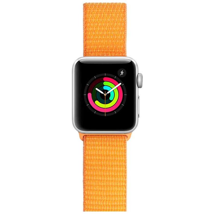 Porodo Nylon Watch Band Compatible For Apple Watch 44mm/42 - Orange
