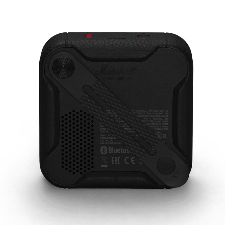 Marshall Willen Portable Wireless weatherproof Speaker - Black