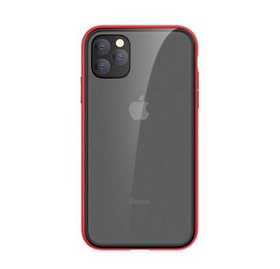 Comma Joy Elegant Anti-Shock Case for iPhone 11 (6.1"), Shock & Scratch Resistant, Shock & Drop Protection, Camera Protection, Easy Access to All Ports - Red