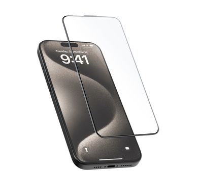 واقي شاشة Froog HD لهاتف iPhone 16 Plus، مضاد لبصمات الأصابع، مقاوم للماء، مقاوم للخدش - شفاف