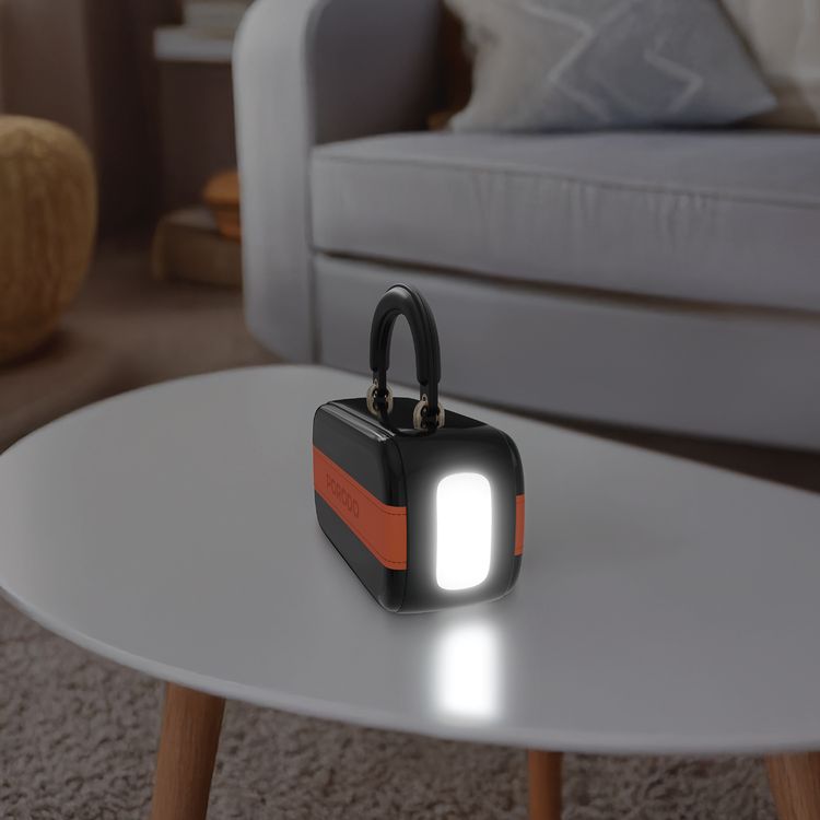 باور بانك بورودو سواي 60000 مللي أمبير ساعة مع إضاءة LED مدمجة، مخرج PD 22.5 واط USB-C مزدوج، مخرج QC 100 واط USB-A مزدوج، إضاءة LED مدمجة، مقبض أنيق