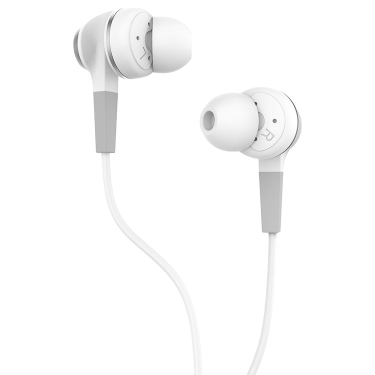 Powerology Stereo Earphones with Type-C Connection, HD Sound Quality, 5mW Power Max, 1.2m Cable Length, Button Control, Hi-Fi Audio, Crystal-Clear Audio, Lightweight & Comfortable Design - White