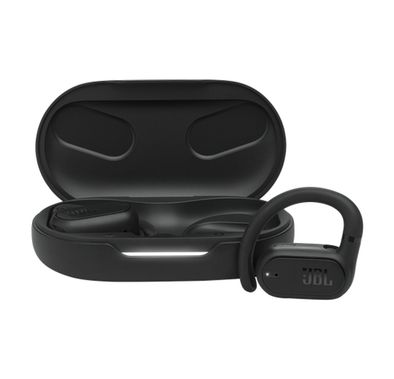 JBL Soundgear Sense True Open Ears Headphones, 24h Working Time, Bluetooth 5.3, Crisp & Clear Calls, Multi-Point Connection, Enhanced Dynamic Sound, Detachable Neckband - Black 